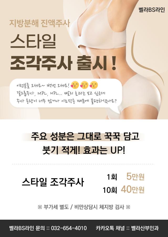 스타일조각주사 이벤트